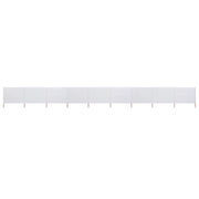 Windscherm 9-panelen 1200x160 cm zandwit nonwoven stof