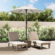 Parasol 200x224 cm aluminium zandwit kantelbaar
