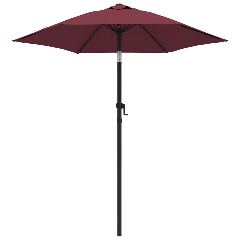 Parasol 200X224 Cm Aluminium Bordeauxrood