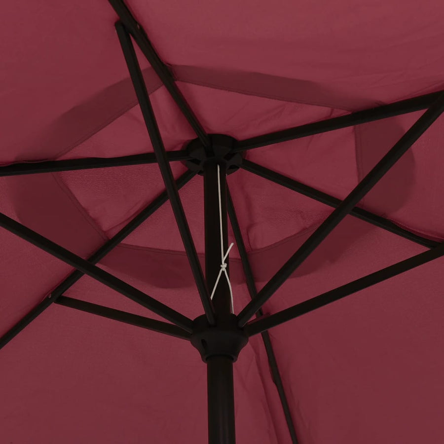 Parasol 200X224 Cm Aluminium Bordeauxrood