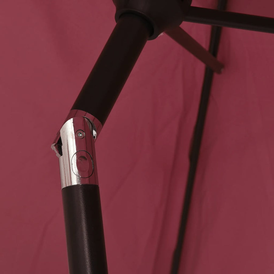 Parasol 200X224 Cm Aluminium Bordeauxrood