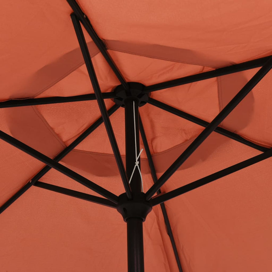 Parasol 200X224 Cm Aluminium Terracotta