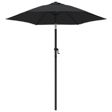 Parasol 200X224 Cm Aluminium Zwart