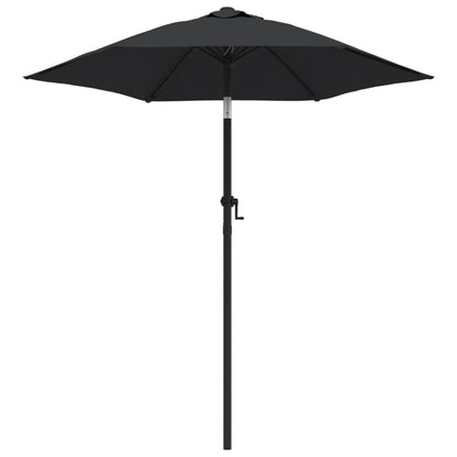 Parasol 200X224 Cm Aluminium Zwart