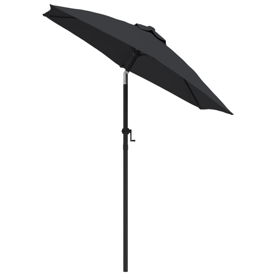 Parasol 200X224 Cm Aluminium Zwart