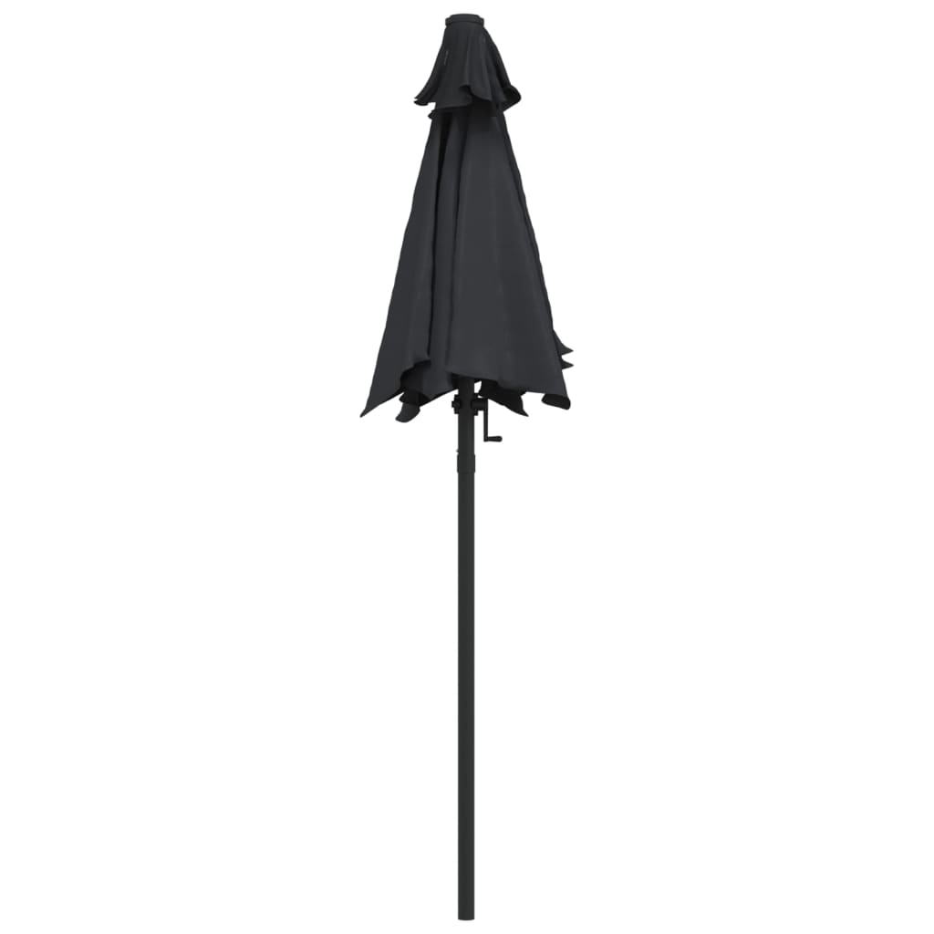 Parasol 200X224 Cm Aluminium Zwart