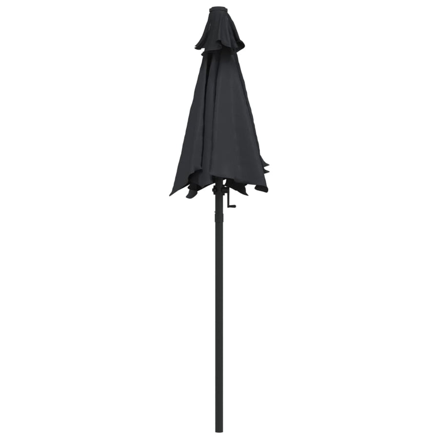 Parasol 200X224 Cm Aluminium Zwart