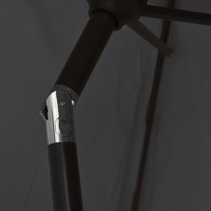 Parasol 200X224 Cm Aluminium Zwart