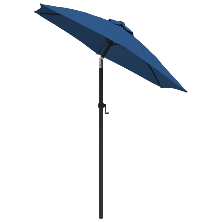Parasol 200X224 Cm Aluminium Blauw