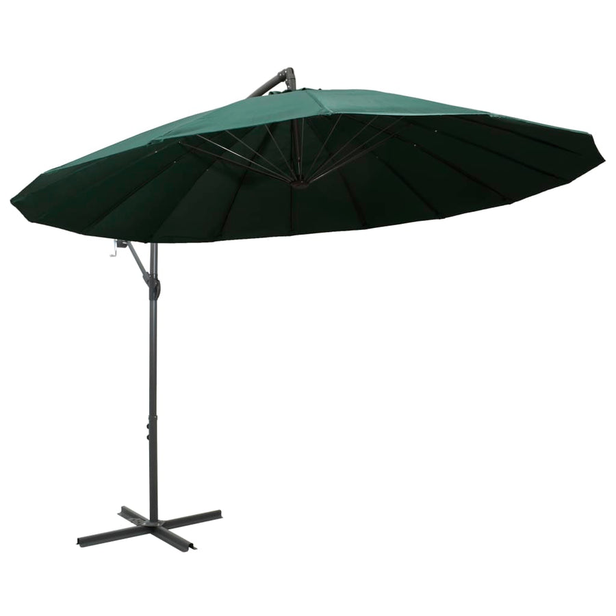 Zweefparasol Met Aluminium Paal 3 M Groen