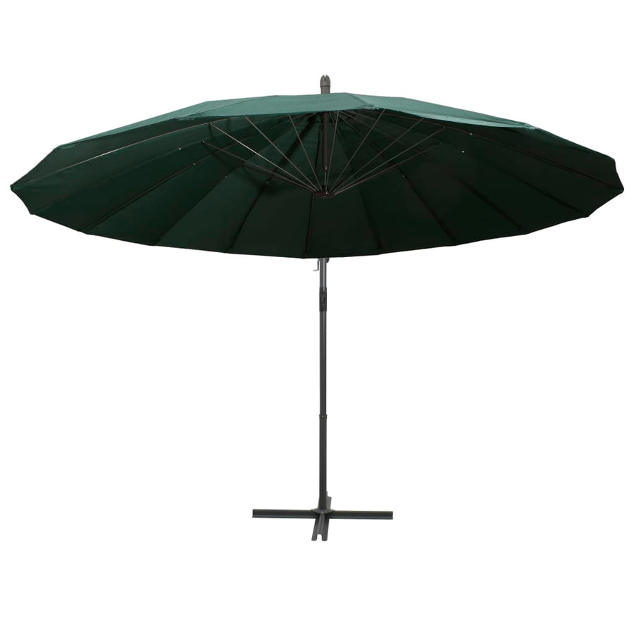 Zweefparasol Met Aluminium Paal 3 M Groen