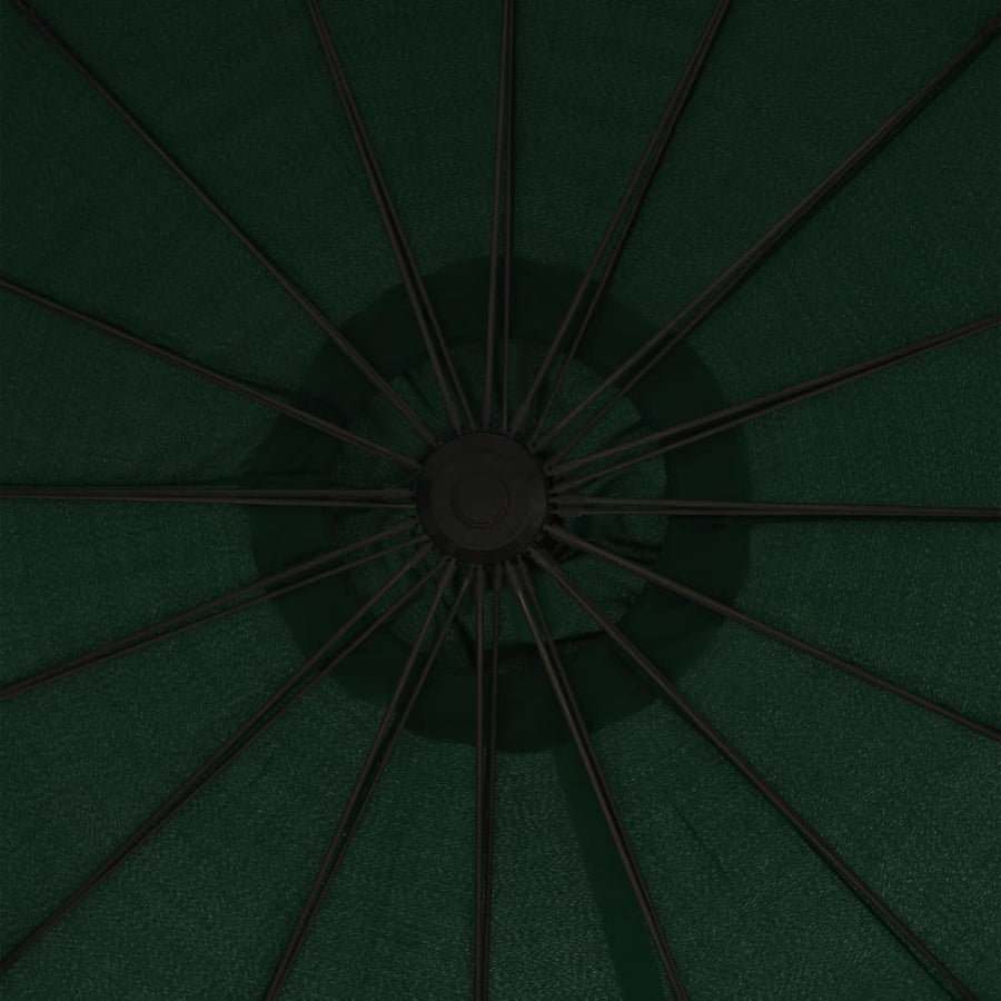 Zweefparasol Met Aluminium Paal 3 M Groen
