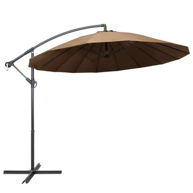 Zweefparasol Met Aluminium Paal 3 M Taupe