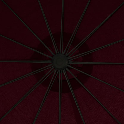 Zweefparasol Met Aluminium Paal 3 M Bordeauxrood