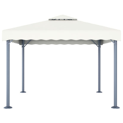 Prieel 300X300 Cm Aluminium Crème