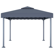 Prieel 300X300 Cm Aluminium Antraciet