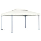 Prieel 400x300 cm aluminium crème