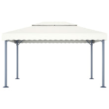 Prieel 400X300 Cm Aluminium Crème