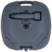 Parasolvoet Draagbaar Gevuld Met Zand/Water Grijs