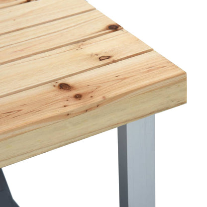 Campingtafel Inklapbaar Met 4 Zitjes Staal En Aluminium Bruin