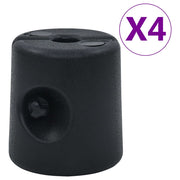 Gazebo weights 4 pcs PE black
