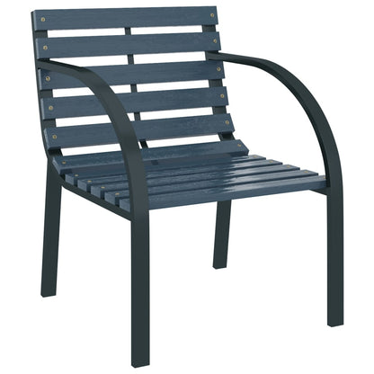 Tuinstoelen 2 St Hout Grijs