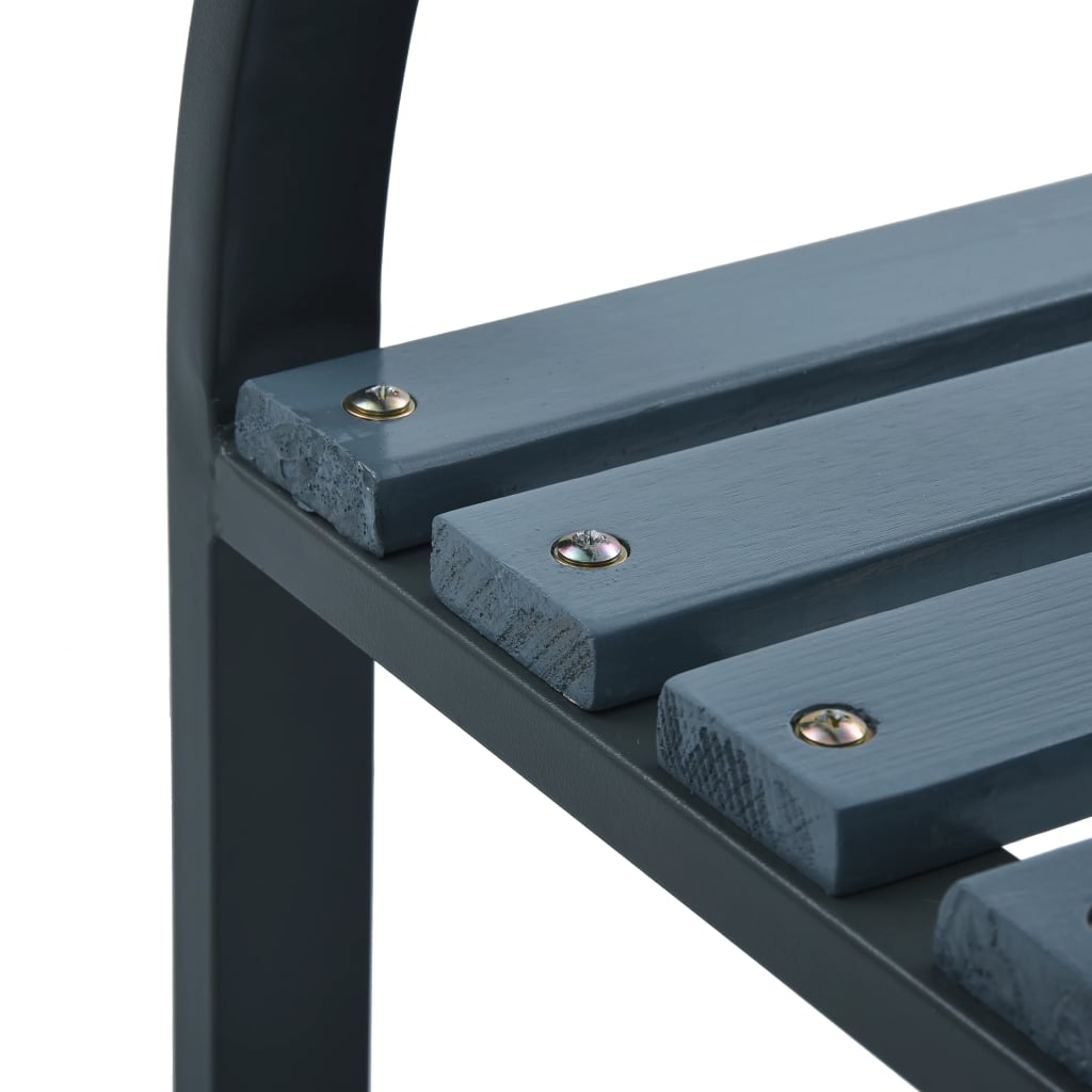 Tuinstoelen 2 St Hout Grijs