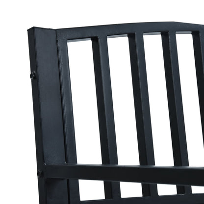 Tuinbank 25 Cm Staal Zwart