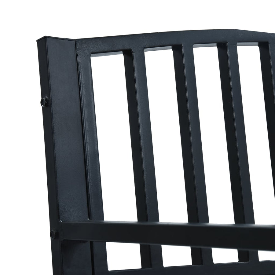 Tuinbank 25 Cm Staal Zwart