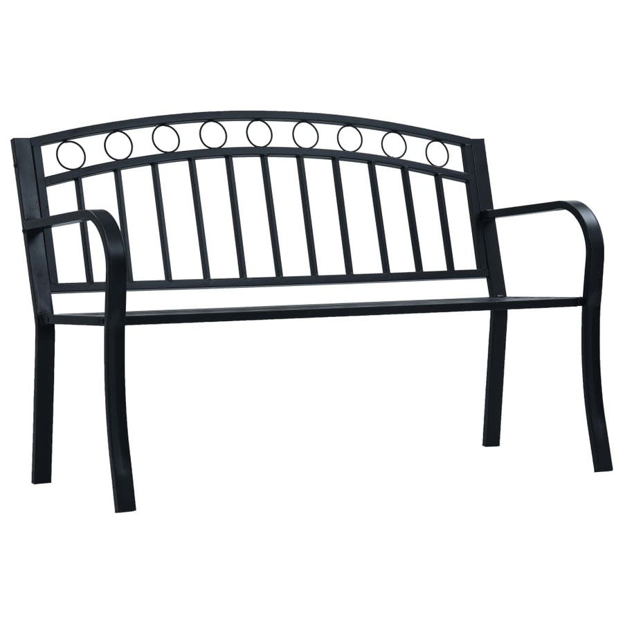 Tuinbank 25 Cm Staal Zwart Zonder tafel