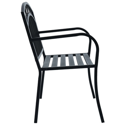 Tuinbank 25 Cm Staal Zwart Zonder tafel