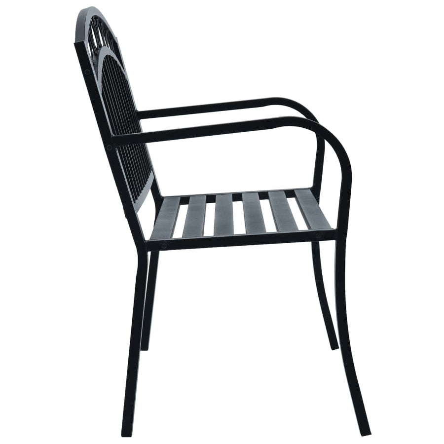 Tuinbank 25 Cm Staal Zwart Zonder tafel