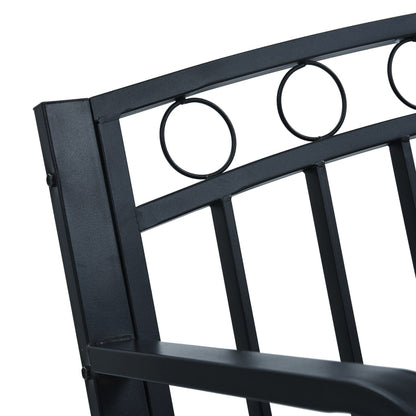 Tuinbank 25 Cm Staal Zwart Zonder tafel