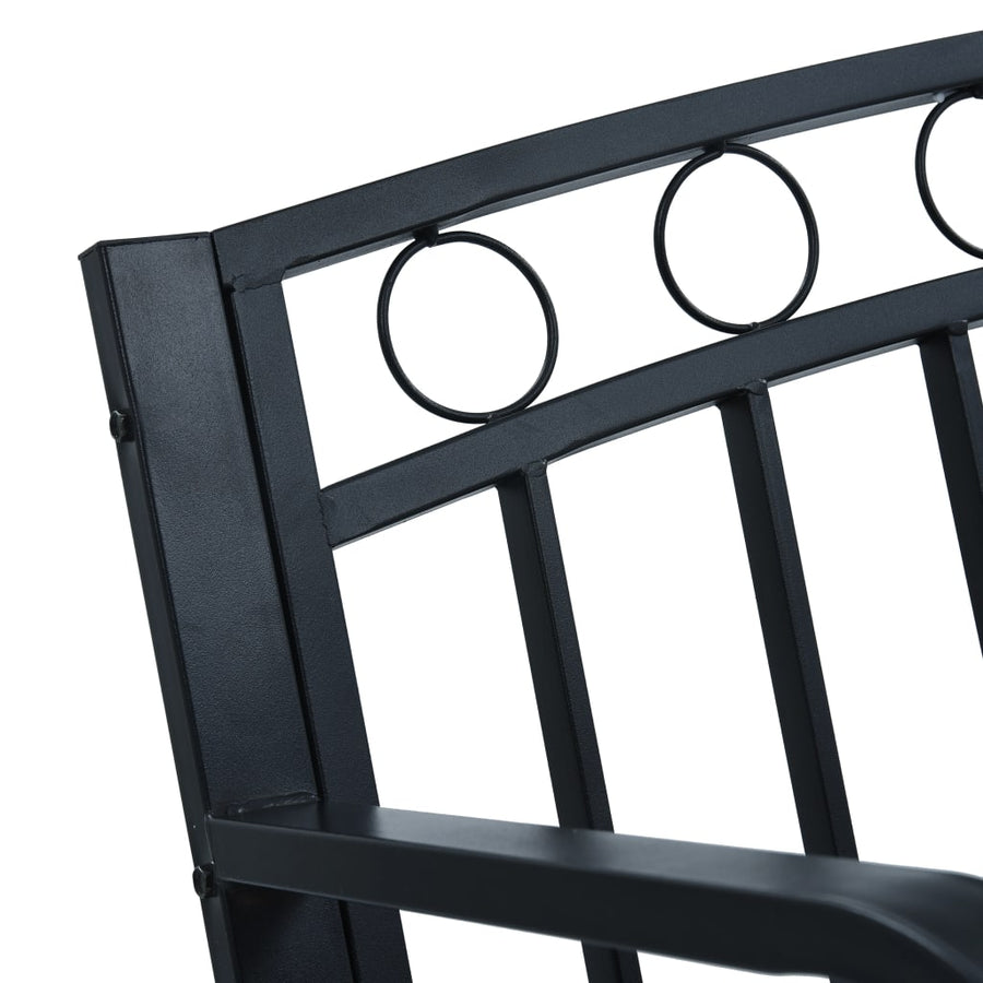 Tuinbank 25 Cm Staal Zwart Zonder tafel