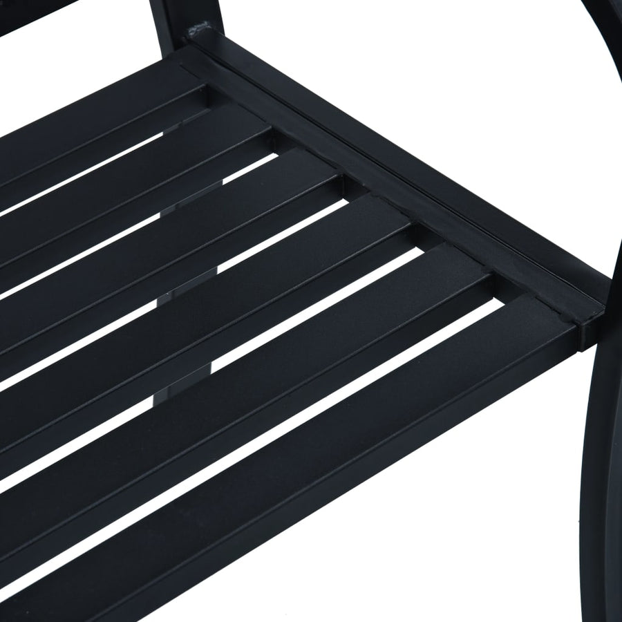 Tuinbank 25 Cm Staal Zwart Zonder tafel