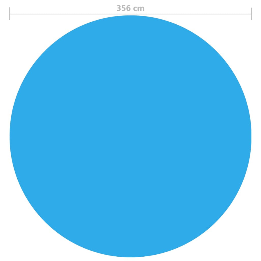 Zwembadhoes 356 cm PE blauw Ø 356 cm Blauw