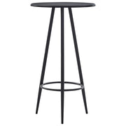 Bartafel 60x107,5 cm MDF zwart