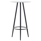 Bar table 60x107.5 cm MDF white