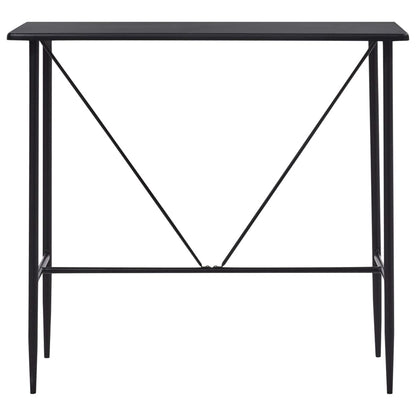Bartafel 20X60X0 Cm Mdf Zwart