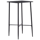 Bar table 60x60x111 cm MDF black