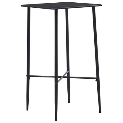 Bartafel 60x60x cm MDF Zwart