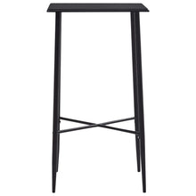 Bartafel 60x60x cm MDF Zwart