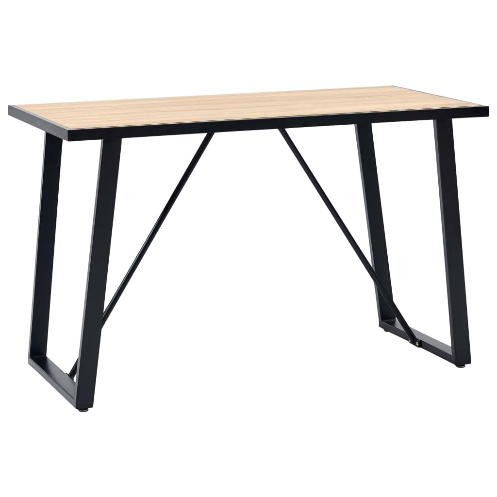 Eettafel Mdf Eikenkleurig 120 x 60 x 75 cm
