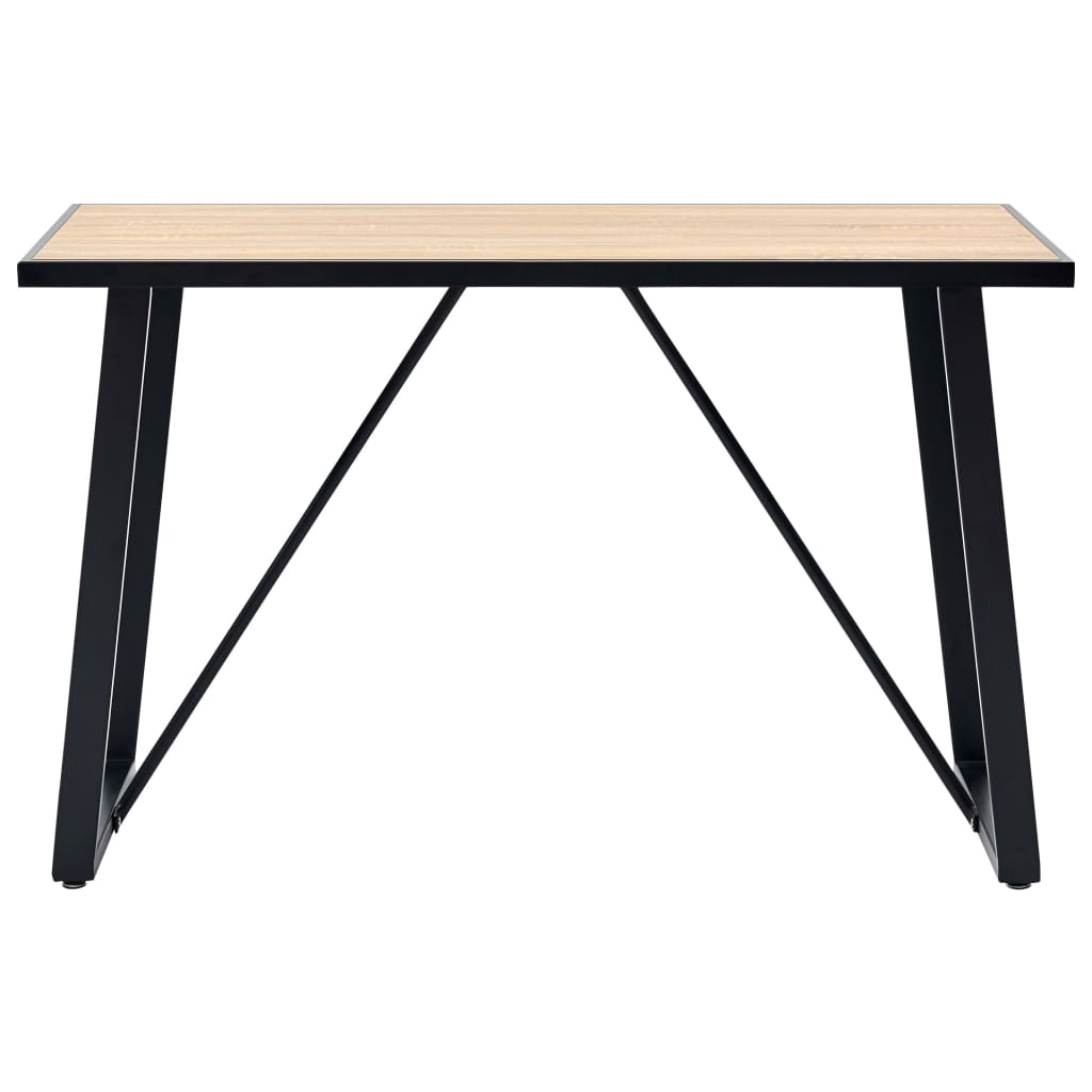 Eettafel Mdf Eikenkleurig 120 x 60 x 75 cm