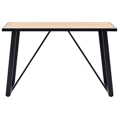 Eettafel Mdf Eikenkleurig 120 x 60 x 75 cm