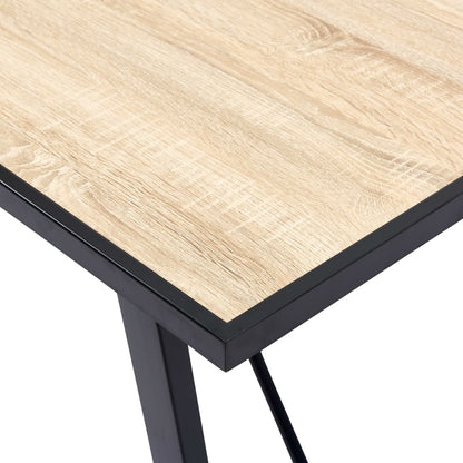 Eettafel Mdf Eikenkleurig 120 x 60 x 75 cm