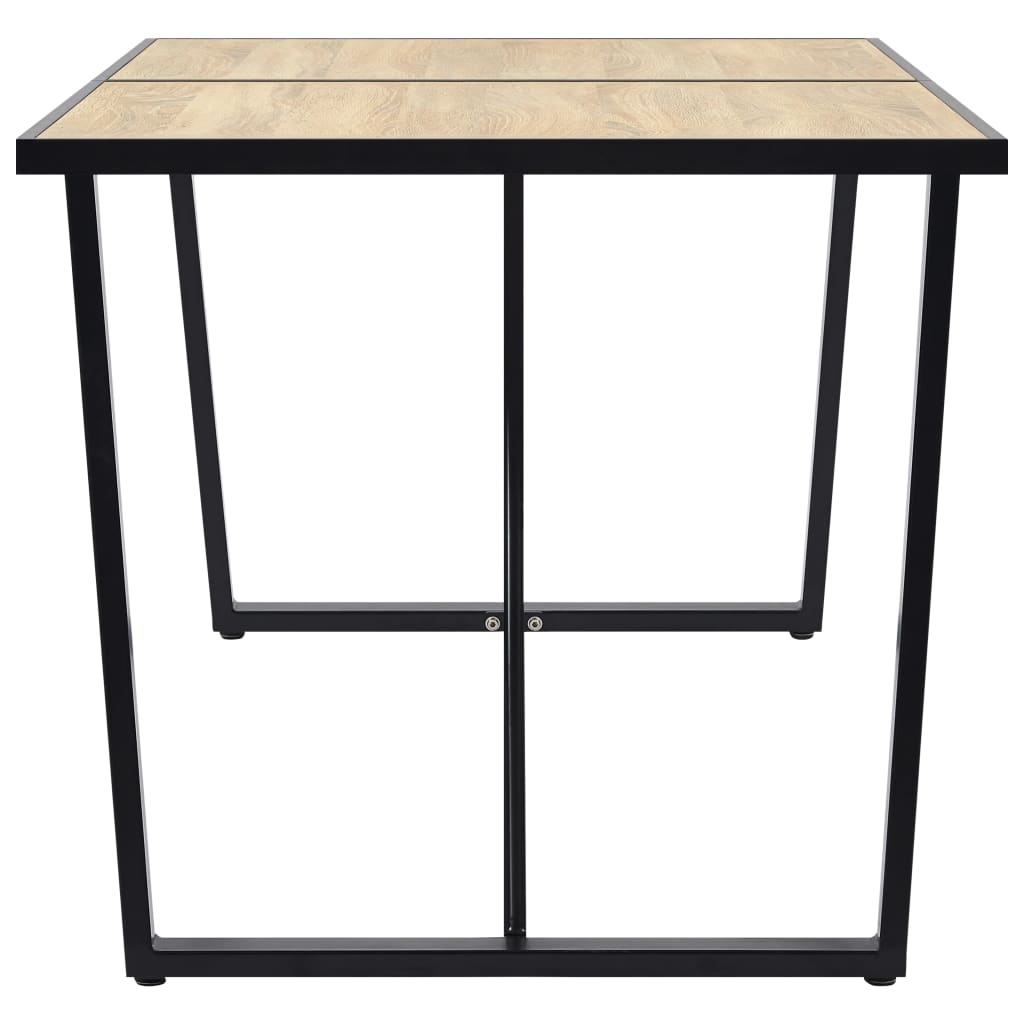 Eettafel 160x80x75 cm MDF eikenkleurig