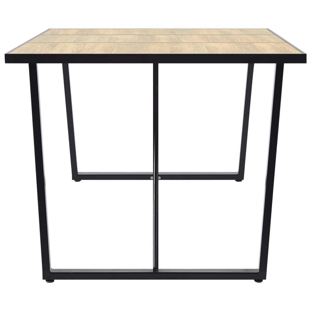Eettafel 200x100x75 cm MDF eikenkleurig