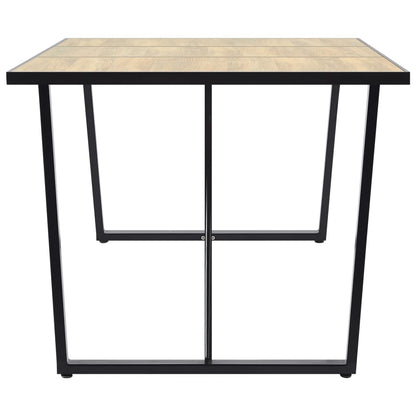 Eettafel 200x100x75 cm MDF eikenkleurig