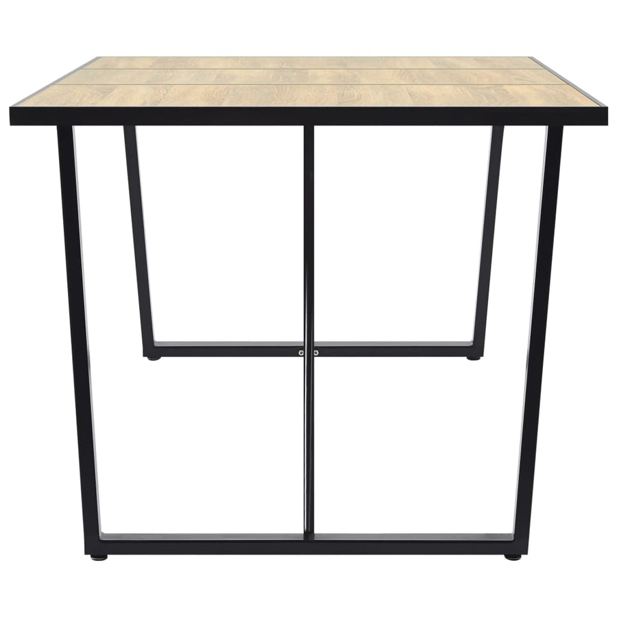 Eettafel 200x100x75 cm MDF eikenkleurig